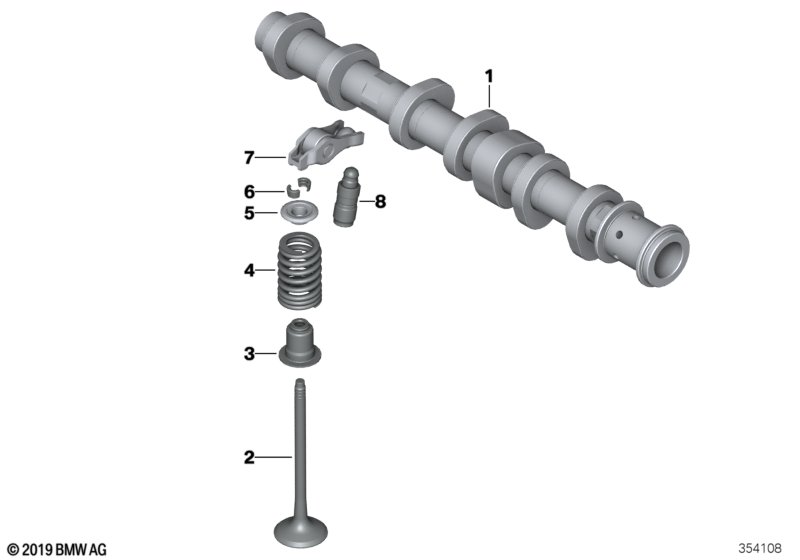 Genuine BMW 11348603911 F32 F33 F21 Valve Spring (Inc. 440iX, 740LeX & 230i) | ML Performance UK Car Parts