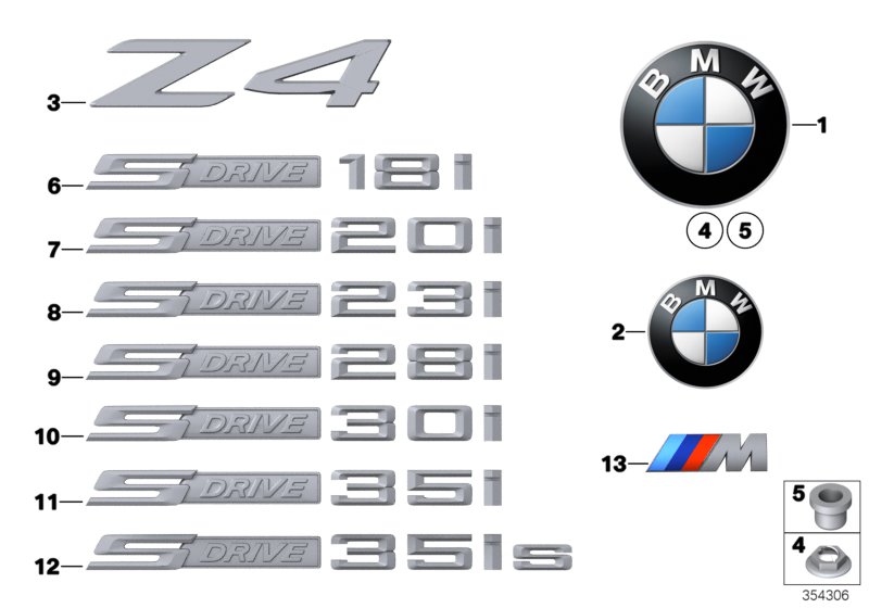 Genuine BMW 51147221375 E89 Label S DRIVE 35I (Inc. Z4 35i) | ML Performance UK Car Parts