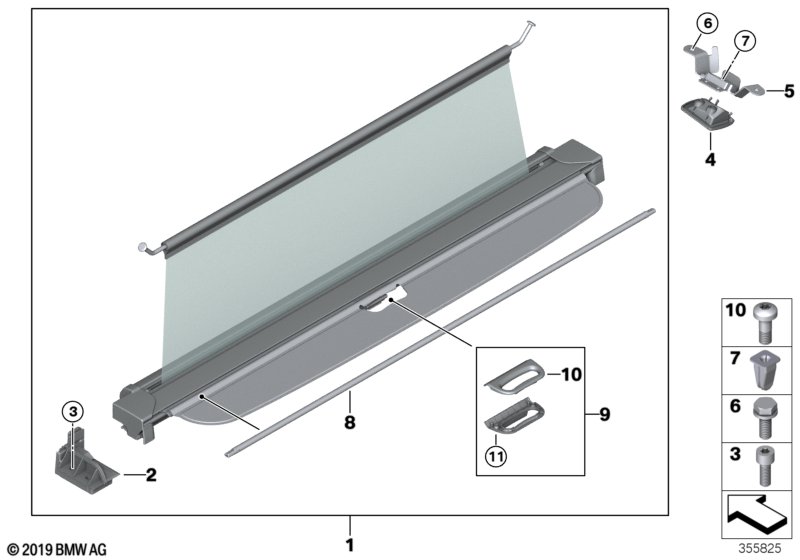 Genuine BMW 51477400253 F15 Set, Handle Recess Plates SCHWARZ (Inc. X5) | ML Performance UK Car Parts