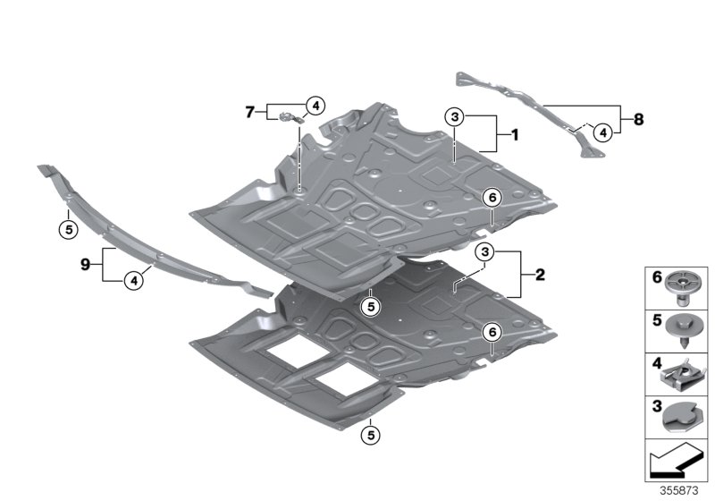 Genuine BMW 51757241814 F21 F33 F32 Underhood Shield (Inc. 330d, M135i & 118d) | ML Performance UK Car Parts