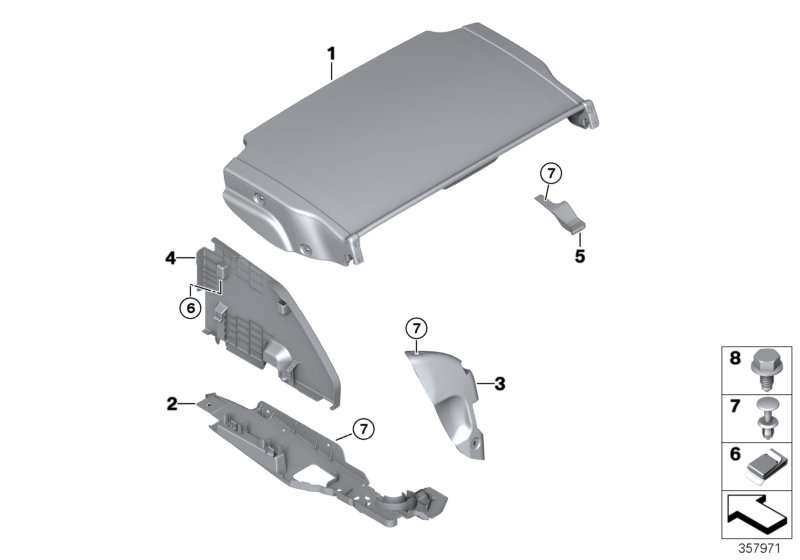 Genuine BMW 51477284178 F83 F33 Cover For Main Mount, Right (Inc. 425d, 420d & 428iX) | ML Performance UK Car Parts