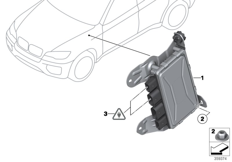 Genuine BMW 61119190411 E70 F15 E71 Wiring Harness For Module ASF/ ASA (Inc. X6 35dX, X5 35dX & X5 50iX 4.0) | ML Performance UK Car Parts