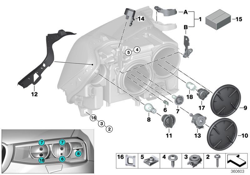 Genuine BMW 63117369154 F25 F26 Plug (Inc. X335iX & X4 35iX) | ML Performance UK Car Parts