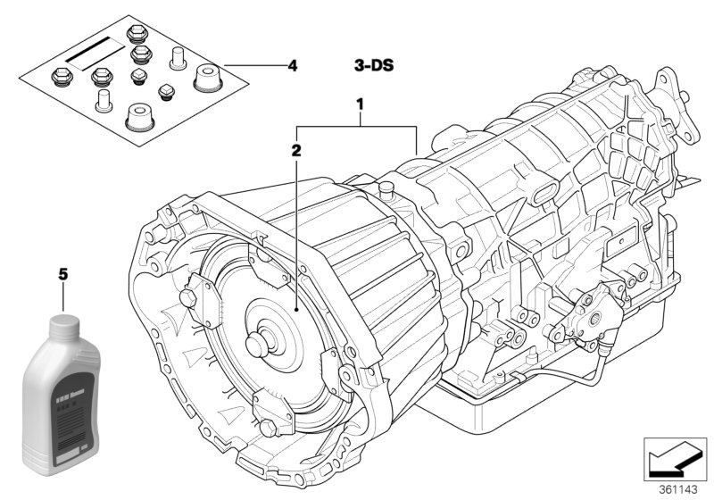 Genuine BMW 24401423307 E39 E38 Torque Converter N35 (Inc. 540i, 540iP & 740i) | ML Performance UK Car Parts