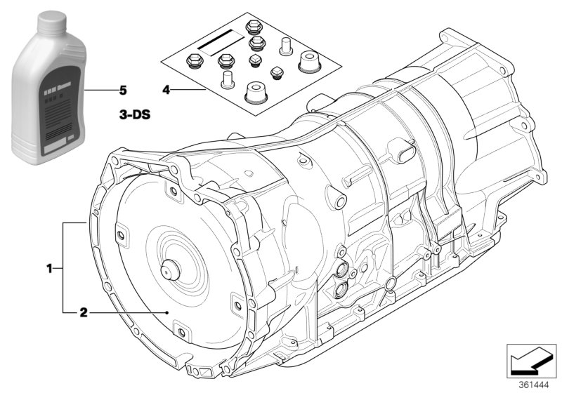 Genuine BMW 24007631059 E70 Exch. Automatic Transmission Eh GA6HP26Z (Inc. X5 35dX) | ML Performance UK Car Parts