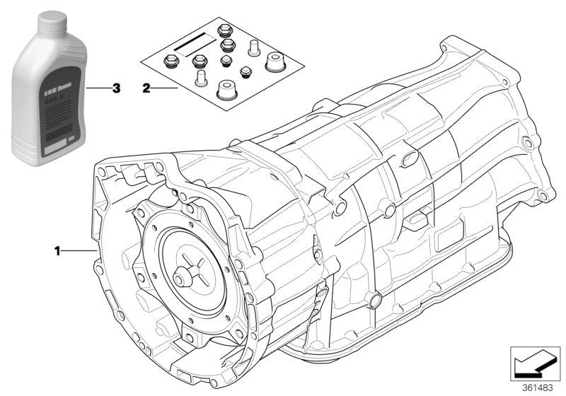 Genuine BMW 24007594330 E84 E83 E92 Exch. Automatic Transmission Eh GA6L45R (Inc. 330xi, X1 28iX & X3 3.0si) | ML Performance UK Car Parts