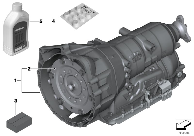 Genuine BMW 24007610246 Exch. Automatic Transmission Eh GA6HP19Z (Inc. 740i & 740Li) | ML Performance UK Car Parts