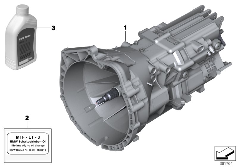 Genuine BMW 23007626310 E60 E91 Exch. 6 Speed Gearbox GS6-17BG - TAPX (Inc. 523i, 528i & 125i) | ML Performance UK Car Parts