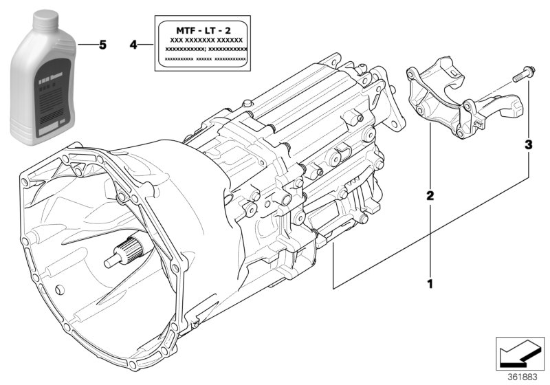 Genuine BMW 23002283151 E60 E63 E64 Exch. 6 Speed Gearbox GS6-53BZ - THGR (Inc. M5 & M6) | ML Performance UK Car Parts