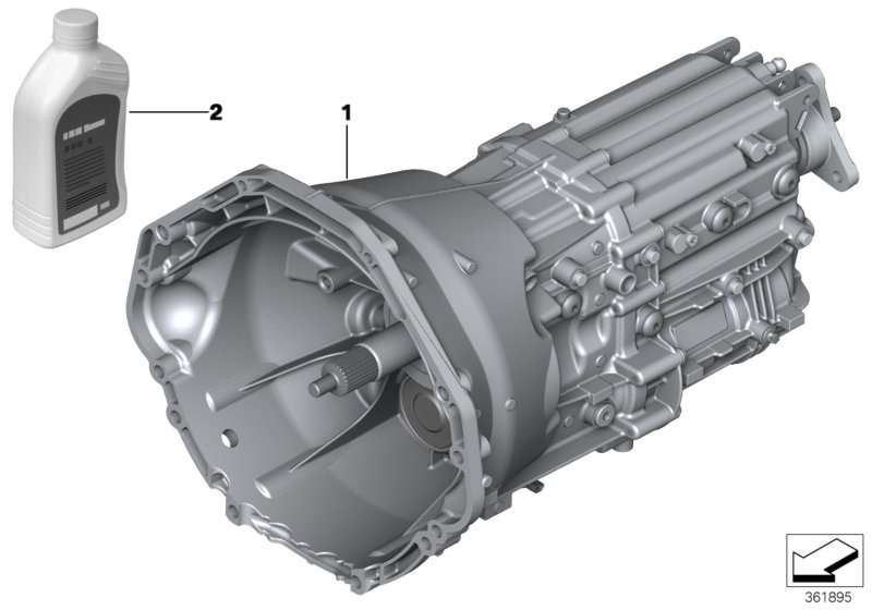 Genuine BMW 23002284300 F13 F06 6-Speed Manual Transmission GS6-53BZ - HJV (Inc. M5 & M6) | ML Performance UK Car Parts