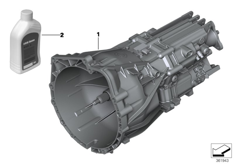 Genuine BMW 23007633989 Exch. 6 Speed Gearbox GS6-17BG - TAY9 (Inc. 220i, 320i & 420i) | ML Performance UK Car Parts