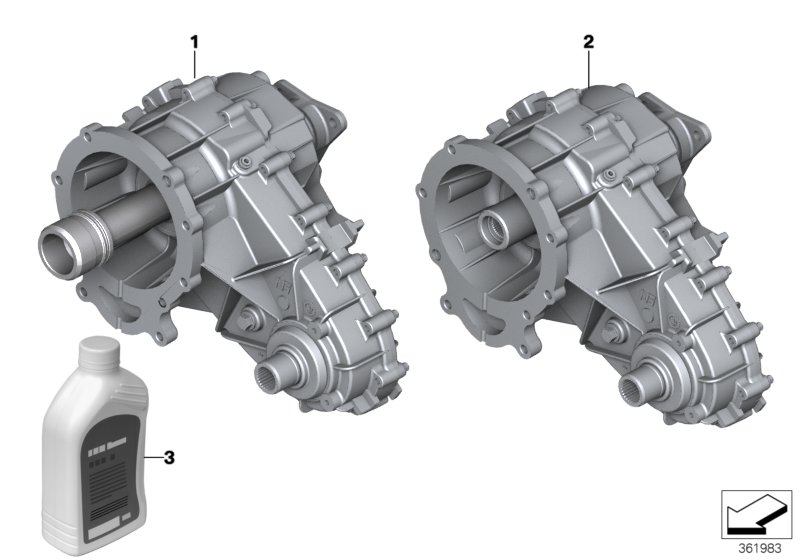 Genuine BMW 27107504568 E53 At-Auxiliary Transmission NV 125 (Inc. X5) | ML Performance UK Car Parts