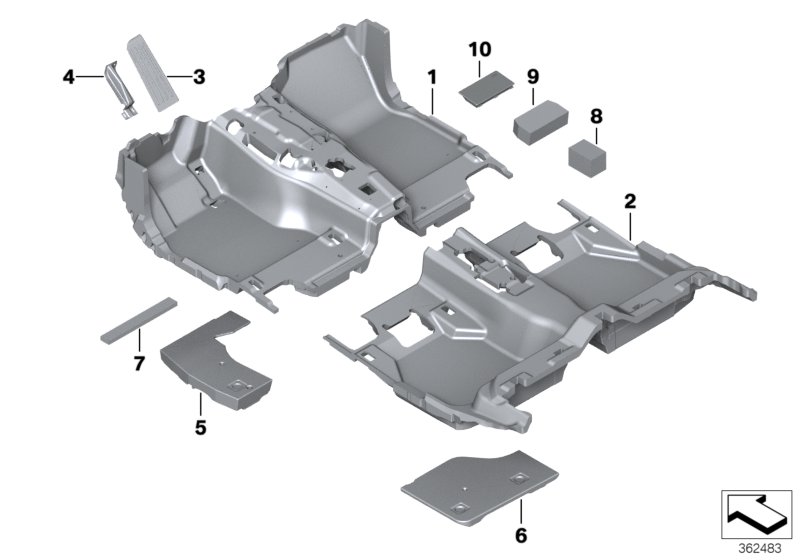 Genuine BMW 51627227117 RR4 Foam Component 200X25X10 (Inc. Ghost & Ghost EWB) | ML Performance UK Car Parts