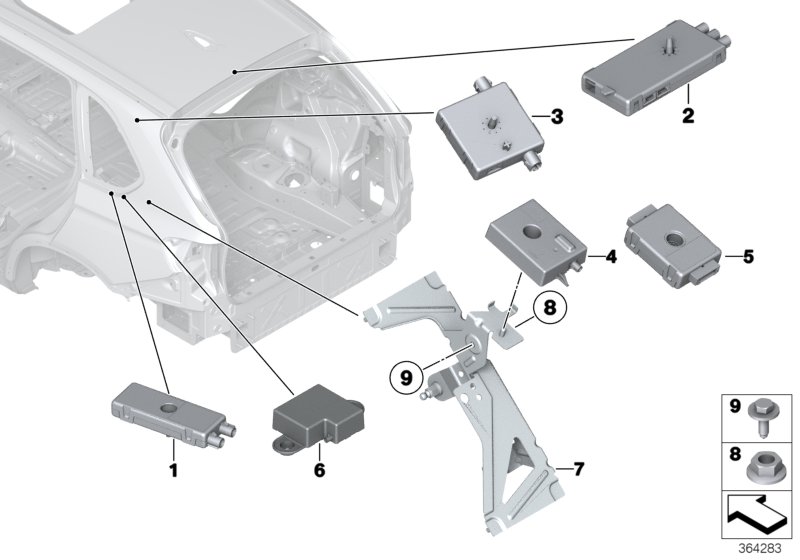 Genuine BMW 65209334692 F15 Antenna Amplifier Diversity (Inc. X5) | ML Performance UK Car Parts