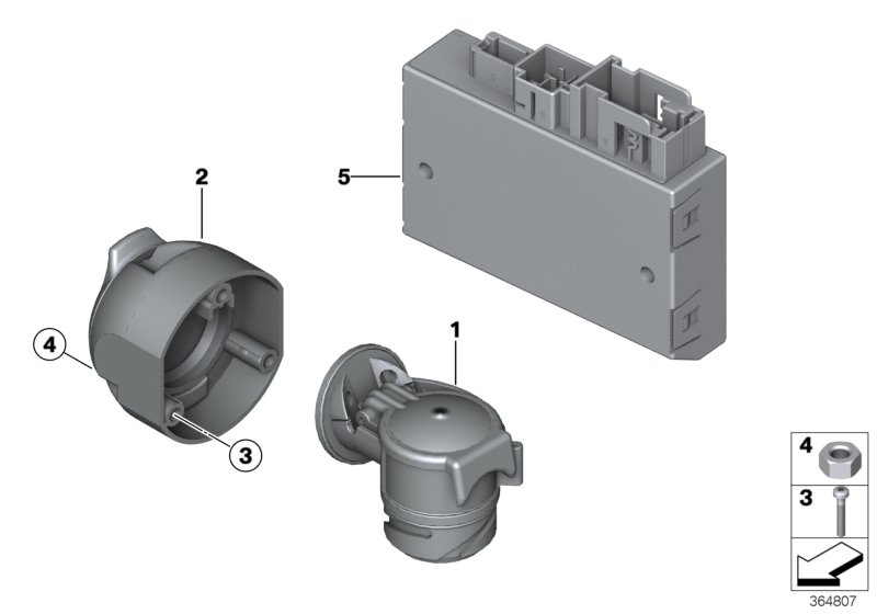 Genuine BMW Mini 07119905729 Hex Nut M5-8-ZNNIV SI (Inc. 318is) | ML Performance UK Car Parts