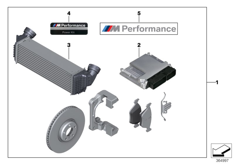 Genuine BMW 11122354630 F15 F16 Power Kit M PERFORMANCE (Inc. X5 30dX & X6 30dX) | ML Performance UK Car Parts