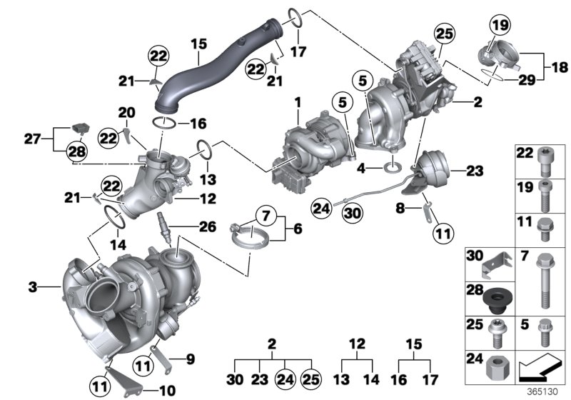 Genuine BMW 11428508034 E71 F01 F02 Return Pipe (Inc. X6 M50dX, 750LdX & M550dX) | ML Performance UK Car Parts