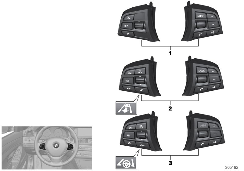 Genuine BMW 61319229485 Switch, Multifunct. Steering Wheel (Inc. 760Li, 650iX 4.4 & 750LiS) | ML Performance UK Car Parts