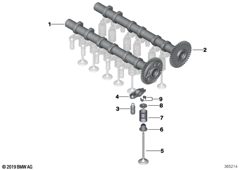 Genuine BMW 11318511208 F45 Inlet Camshaft (Inc. Cooper D, 114d & 116d ed) | ML Performance UK Car Parts