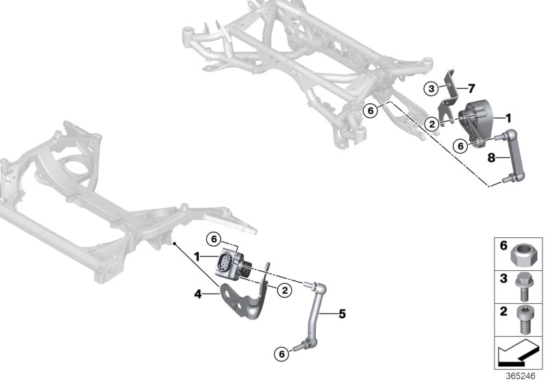 Genuine BMW 37142284257 F80 F87 Bracket, Level Sensor Front (Inc. M2 Competition, M4 CS & M3) | ML Performance UK Car Parts