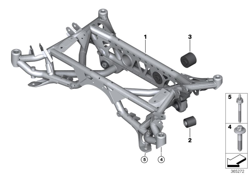 Genuine BMW 33177852495 F83 F87 Rubber Mounting Rear (Inc. M4, M4 GTS & M2) | ML Performance UK Car Parts