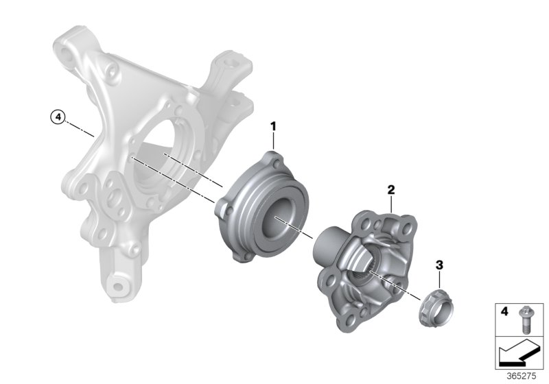 Genuine BMW 33412282675 F87 E64 F82 Angular-Contact Ball Bearing Unit (Inc. M4, M6 & M3) | ML Performance UK Car Parts