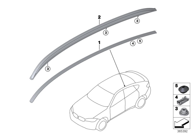 Genuine BMW 51137364239 F16 Clip (Inc. X6) | ML Performance UK Car Parts