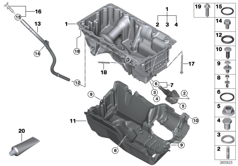 Genuine BMW 11148578201 F15 Cover, Acoustic (Inc. X5 25d) | ML Performance UK Car Parts