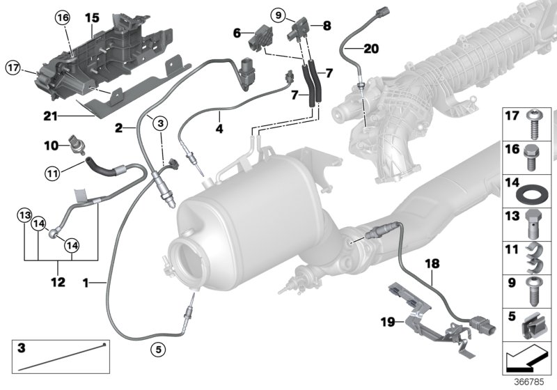 Genuine BMW 11658580692 F13 F32 F31 Holder AG SENSORIK (Inc. 640d, X6 30dX & X3 35dX) | ML Performance UK Car Parts