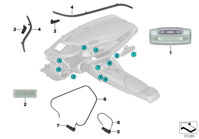 Genuine BMW 63319288747 Lens Left (Inc. i8) | ML Performance UK Car Parts