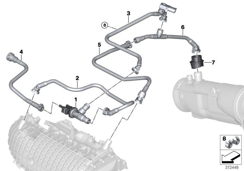 Genuine BMW 13908623943 Suction Jet Pump With Line, Rear (Inc. i8) | ML Performance UK Car Parts