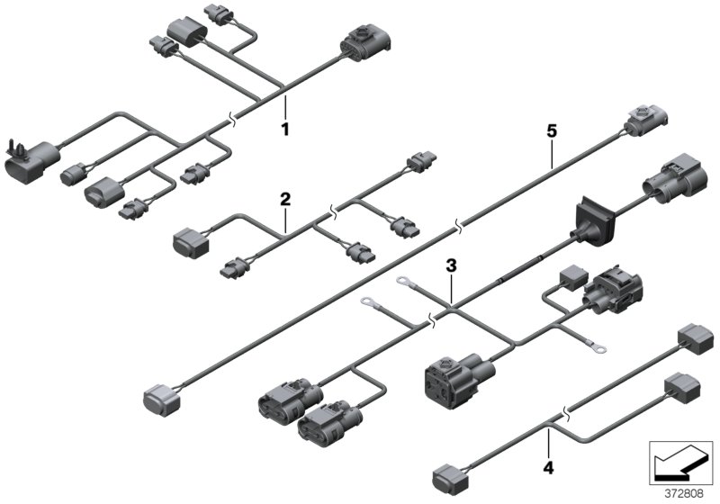 Genuine BMW 61129243625 F25 Wiring Harness For Eps Control (Inc. X3 18d) | ML Performance UK Car Parts