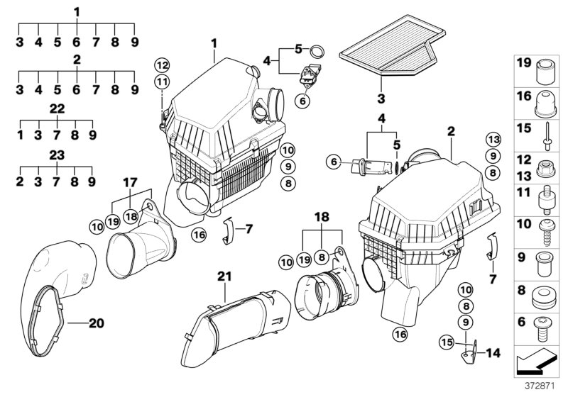 Genuine BMW 13717853883 E60 E63 E64 Intake Muffler Right (Inc. M5 & M6) | ML Performance UK Car Parts