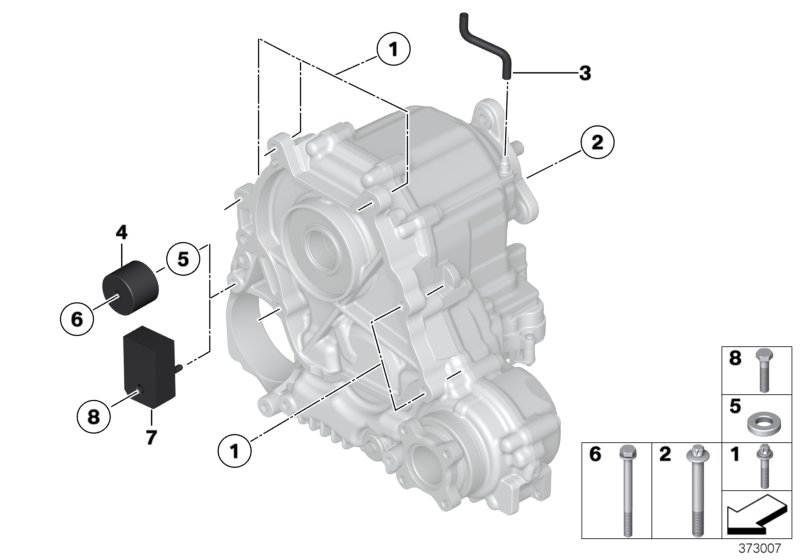 Genuine BMW 23001434694 F26 F11 F33 Asa-Bolt M10X35-8.8-ZNS3 (Inc. 550iX, 325xi & X5 50iX) | ML Performance UK Car Parts