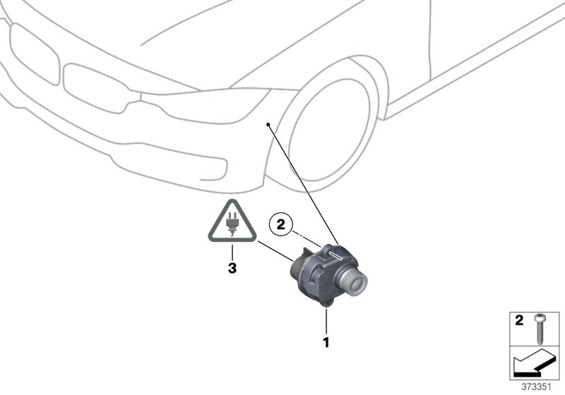 Genuine BMW 66539240352 F31 Side-View Camera (Inc. 750LiS, 750Li & X6 35iX) | ML Performance UK Car Parts