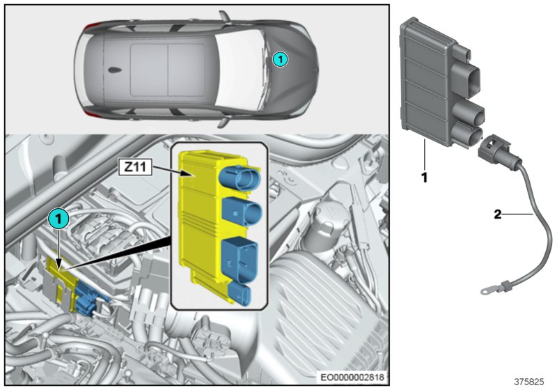 Genuine BMW 12638644475 F48 F45 Integrated Supply Module Z11 (Inc. 220i, X2 20i & X1 20iX) | ML Performance UK Car Parts