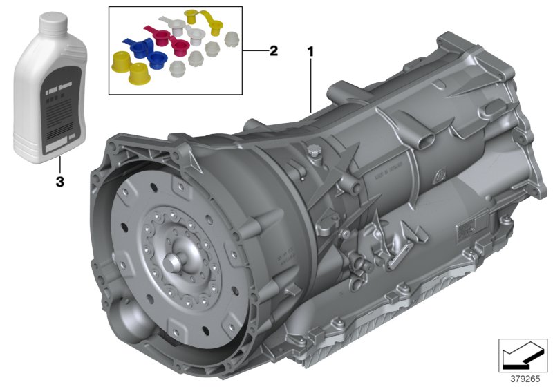 Genuine BMW 24009487343 G05 G06 Automatic Transmission Eh GA8HP51Z - XC4 (Inc. X5 40i & X6 40i) | ML Performance UK Car Parts