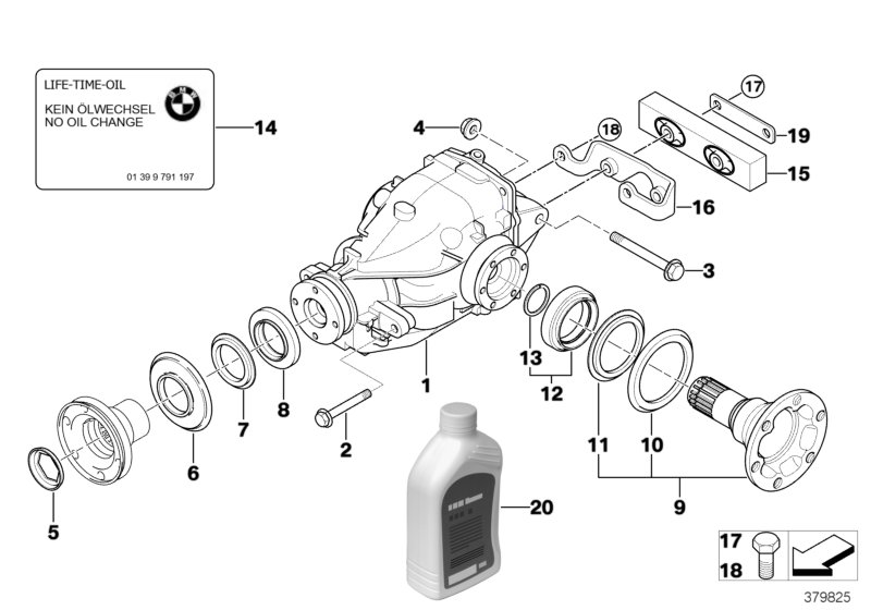 Genuine BMW 33131428683 E46 Drive Flange Output VL-103 (Inc. 325xi, 330Ci & 330xi) | ML Performance UK Car Parts