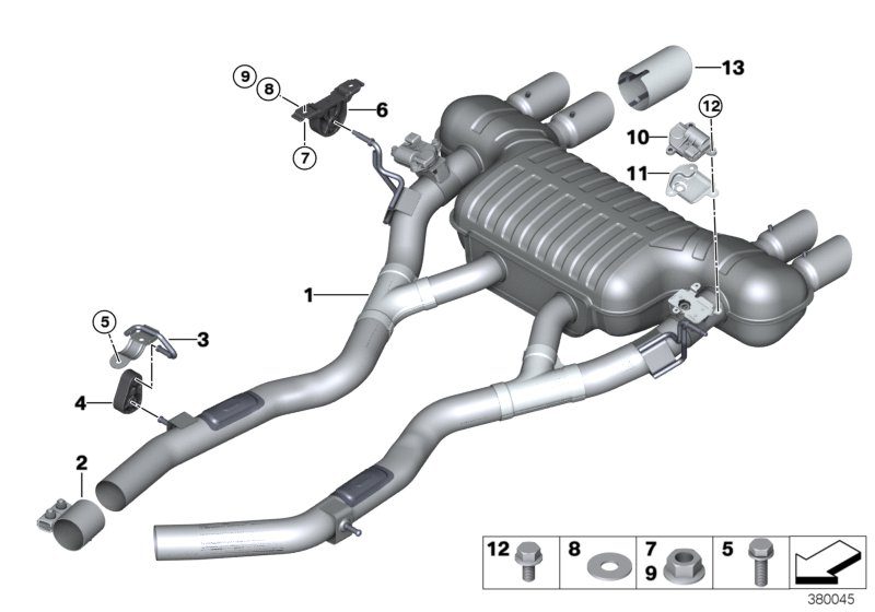 Genuine BMW 18107848537 F83 F82 Tailpipe Tip, Chrome (Inc. M3 & M4) | ML Performance UK Car Parts