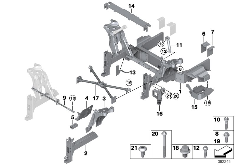 Genuine BMW 39206865177 Front Left Wheelhouse (Inc. i3 94Ah, i3 60Ah & i3 94Ah Rex) | ML Performance UK Car Parts