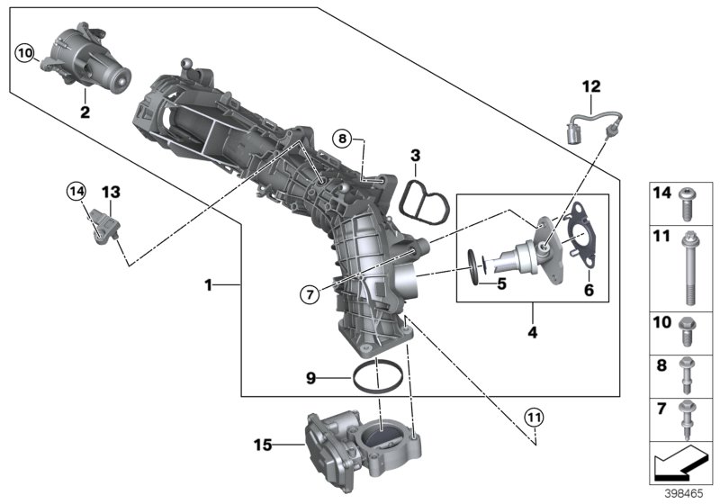 Genuine BMW 11618577082 Pipe (Inc. Cooper SD, Cooper SD ALL4 & Cooper D ALL4 1.6) | ML Performance UK Car Parts