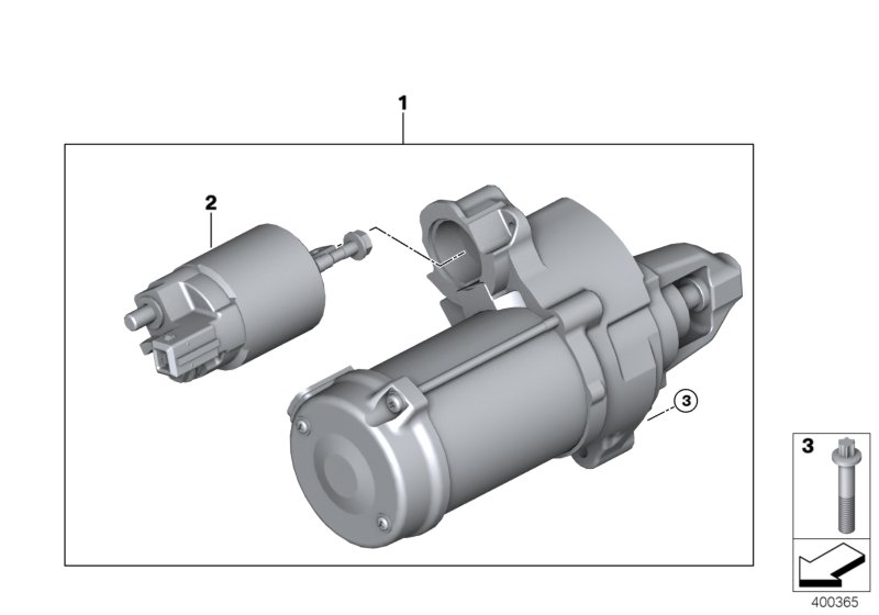 Genuine BMW 12417612815 Starter (Inc. X6 50iX, 650iX 4.0 & X5 50iX 4.0) | ML Performance UK Car Parts