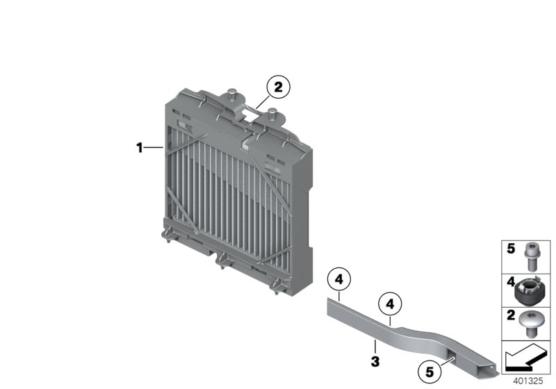 Genuine BMW 17117984390 F02 F01 F06 Bracket Oil Cooler Mounting (Inc. ALPINA B6, ALPINA B7X & ALPINA B7LX) | ML Performance UK Car Parts