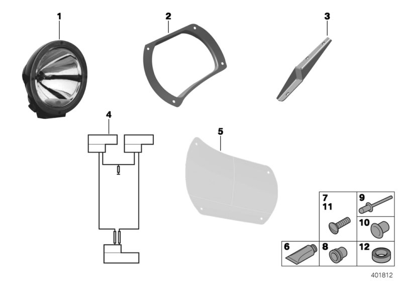 Genuine BMW 63178416979 Bracket, Additional Headlight Left (Inc. M235i Racing) | ML Performance UK Car Parts