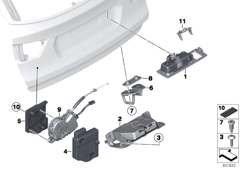 Genuine BMW 51247266440 F25 F26 Bracket Lower Section (Inc. X3) | ML Performance UK Car Parts