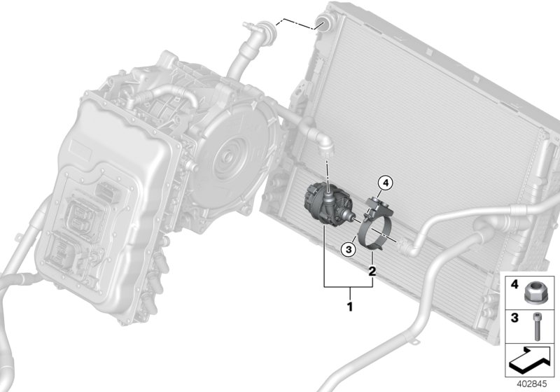 Genuine BMW 11518600443 Bracket For Coolant Pump, Electric (Inc. i8) | ML Performance UK Car Parts