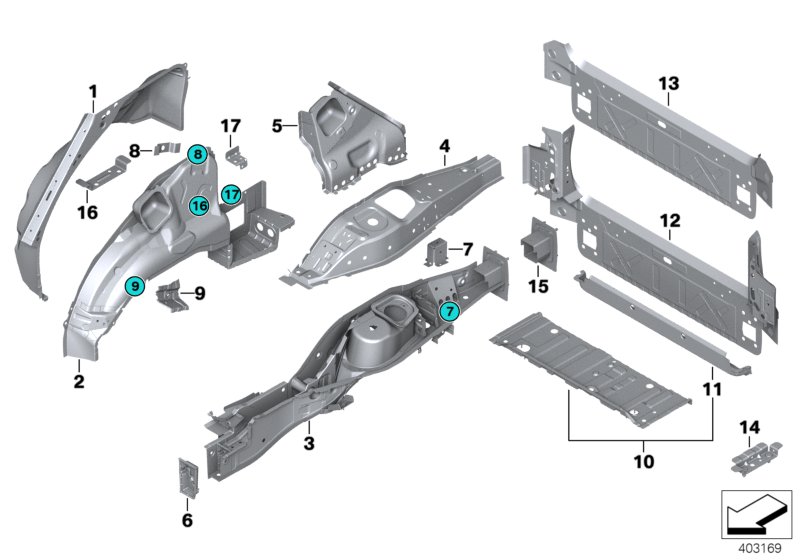 Genuine BMW 41117195355 E72 E70 Bracket Plug Connection Left (Inc. X5) | ML Performance UK Car Parts