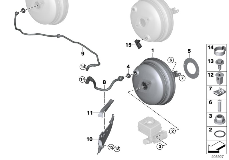 Genuine BMW 34336791410 E70 E71 Brake Servo Unit (Inc. X6 40iX, X5 50iX & X6 M) | ML Performance UK Car Parts