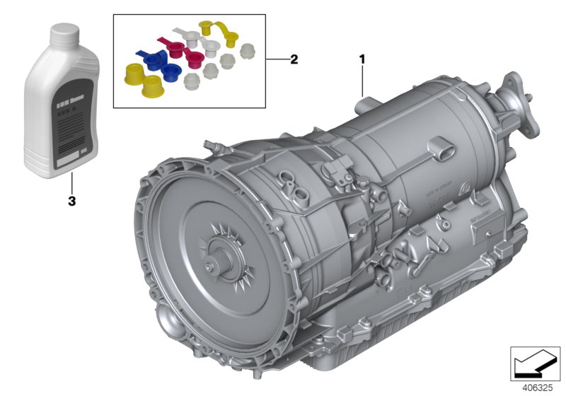 Genuine BMW 24008742371 G12 G11 G30 Automatic Transmission Eh GA8P75H - Z74 (Inc. 740e, 740Le & 530e) | ML Performance UK Car Parts