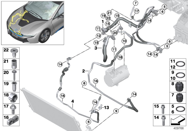 Genuine BMW 07149307880 I15 Dual Clip (Inc. i8) | ML Performance UK Car Parts